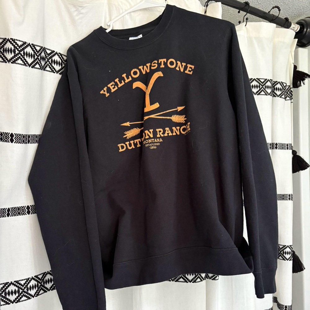 Black Yellowstone Dutton Ranch Sweatshirt
